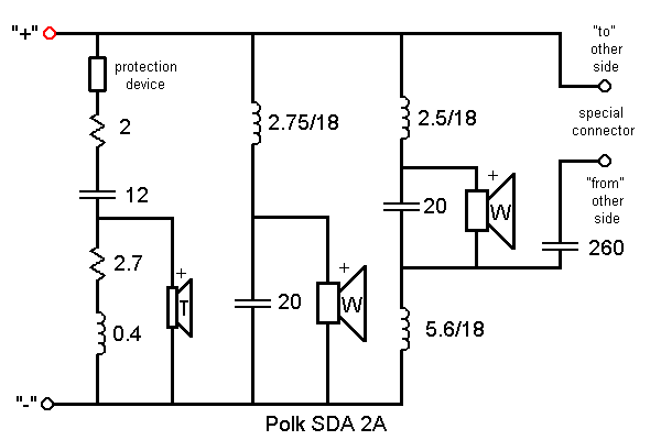 polk sda 2a schematic